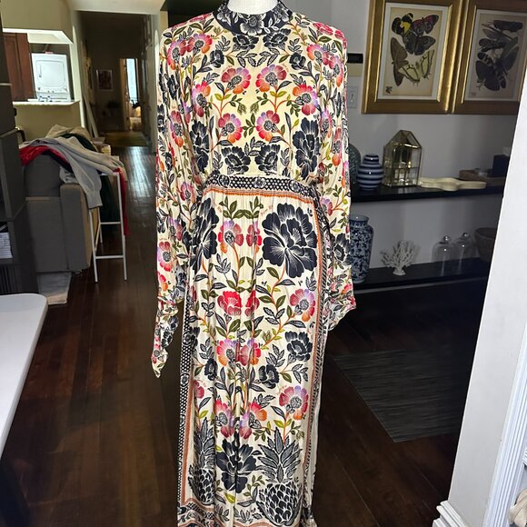 Farm Rio Long Sleeve Maxi Dress - Picture 2 of 8